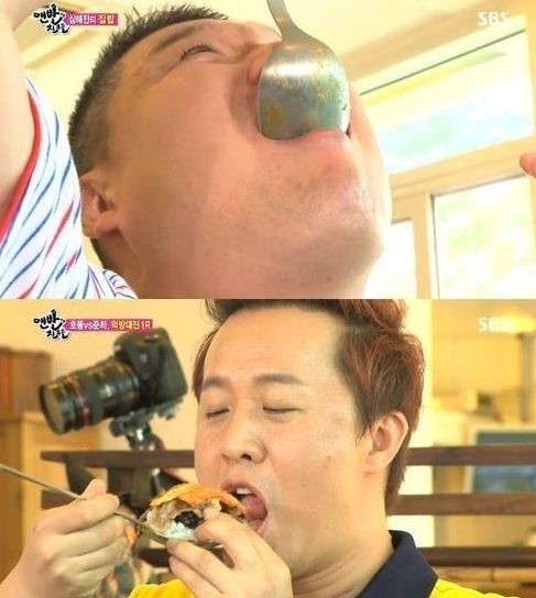 강호동(MC/개그맨),정준하(MC/영화배우)
지난 22일 방송된 SBS ‘일요일이 좋다-맨발의 친구들’(이하 ‘맨친’)에서는 강호동이 멤버들과 함께 ‘집밥 요리의 고수’ 심혜진의 집을 방문하는 모습이 전파를 탔다.