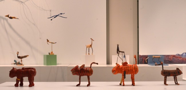 Various kkokdu are displayed at the Kokdu Museum in Jongno-gu, Seoul.   Lee Sang-sub/The Korea Herald