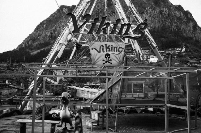 A Viking ship on Jejudo Island, one of the sights shown in Blair Kitchener’s photo booklet “Korea from the Road”   Blair Kitchener