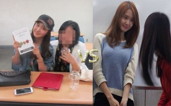 유리(권유리/가수/탤런트/소녀시대),윤아(임윤아/가수/탤런트/소녀시대)
소녀시대 멤버 윤아의 강의실 포착 사진이 화제가 되자, 덩달아 유리의 강의실 포착 사진도 새삼 눈길을 끈다.
최근 온라인 커뮤니티 게시판에는 ‘동국대 강의실 윤아 포착’이라는 글과 함께 사진이 올라왔다.