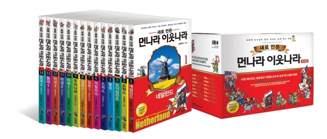 Rhie Won-bok’s cartoon series “Far Countries, Near Countries”
(Gimmyoung Publishers)