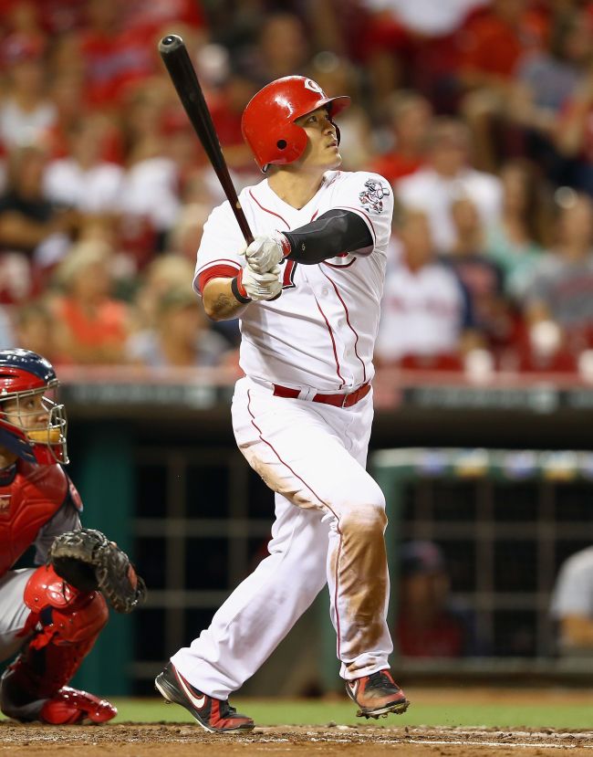 추신수(야구선수/신시내티레즈외야수)
Cincinnati Reds center fielder Choo Shin-soo has 21 homers and 20 steals, his third career 20/20 season.   (AFP-Yonhap News)