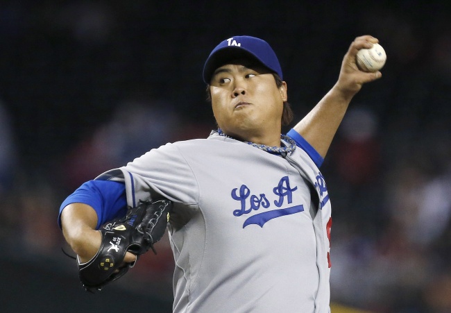 류현진(야구선수/LA다저스투수)
Los Angeles Dodgers pitcher Ryu Hyun-jin will receive serious consideration for the Rookie of the Year award.   (AP-Yonhap News)