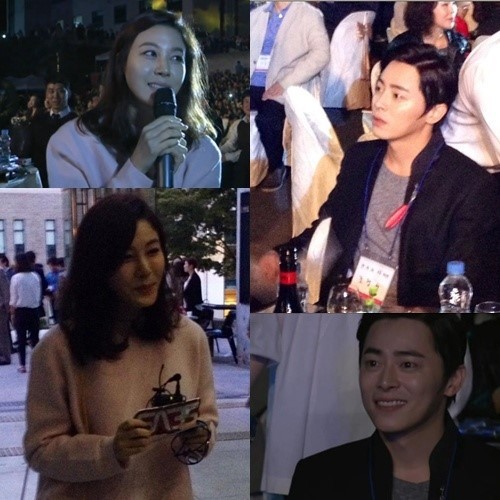 김하늘(좌부터/영화배우/탤런트),조정석(뮤지컬배우/탤런트)
배우 김하늘과 조정석이 모교인 서울예술대학교(이하 서울예대) 총동문회 행사에 참석해 자리를 빛냈다.