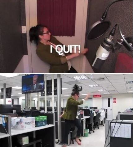 퇴사하는 한 여성이 만든 ‘댄스 영상 사직서’가 누리꾼들 사이에서 화제다.