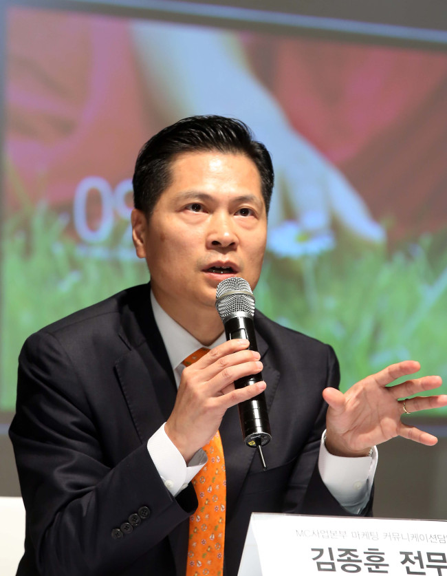 Kim Jong-hoon, executive vice president of LGE’s global marketing communications   LG Electronics