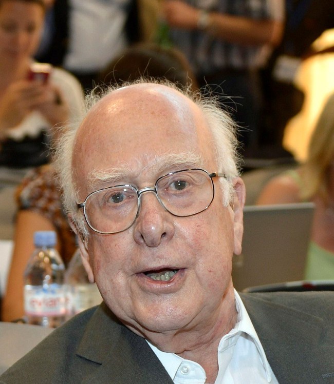 Peter Higgs (AP-Yonhap News)