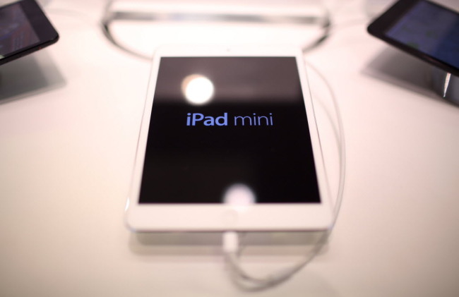 Apple Inc. iPad mini tablet.    Bloomberg