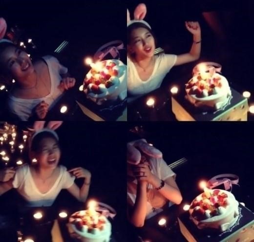 수지(배수지/가수/미쓰에이)
걸그룹 미쓰에이 수지의 생일파티 영상이 공개됐다.