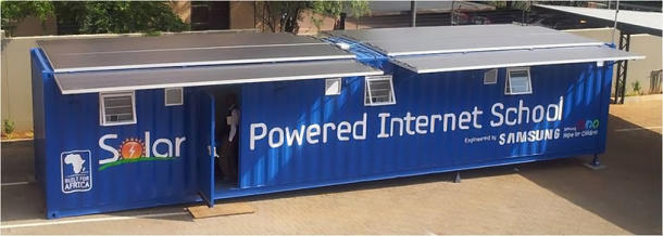 A Solar-Powered Internet School.   Samsung