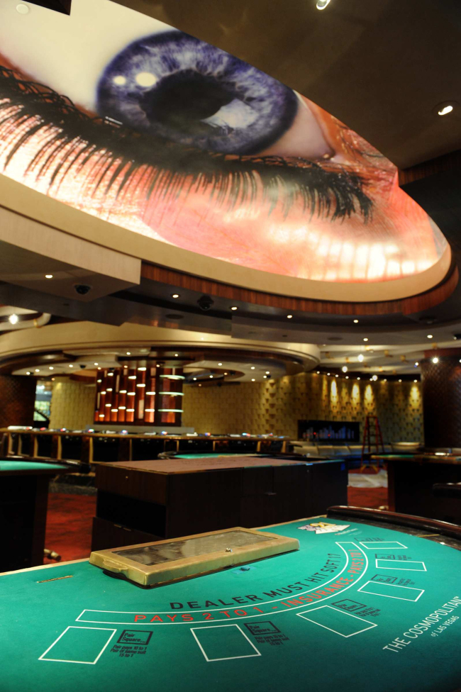 A gambling floor of Cosmopolitan hotel, resort and casino in Las Vegas, Nevada (Los Angeles Times/MCT)
