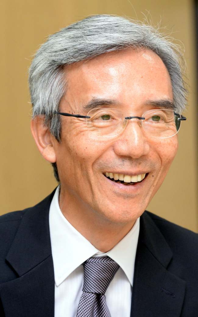 Shigeo Iwatani, secretary-general of the Trilateral Cooperation Secretariat (Park Hyun-koo/The Korea Herald)