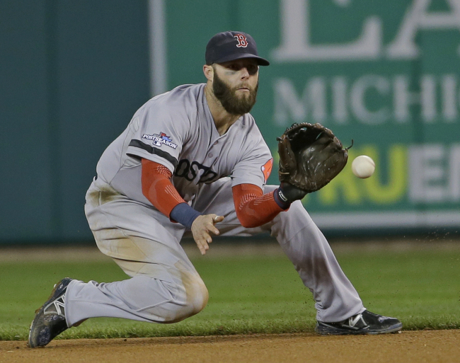 더스틴페드로이아(DustinPedroia/야구선수/보스턴레드삭스내야수)
Boston Red Sox second baseman Dustin Pedroia   AP-Yonhap News