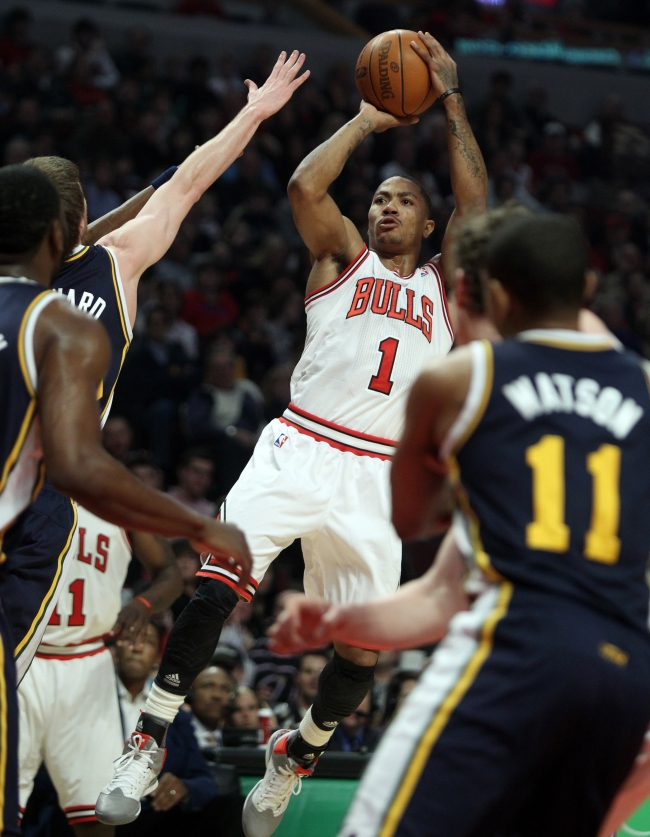 The Chicago Bulls’ Derrick Rose was the NBA’s MVP in 2011, and has played in just 40 of the Bulls’ 166 games since because of a number of injuries.   MCT