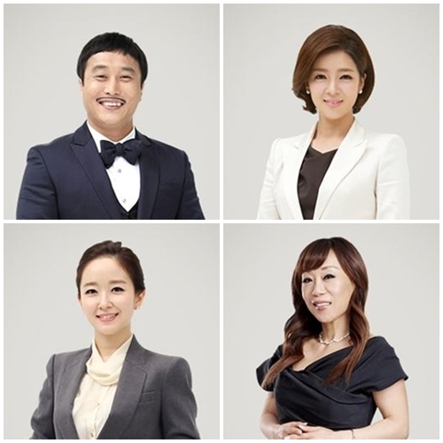 김병만(위쪽좌부터/개그맨),배현진(아나운서/MBC),박선영(아나운서/SBS),조수미(성악가)
중앙선거관리위원회가 홍보대사 김병만 활동비 ‘0원’에 대한 해명에 나섰다.