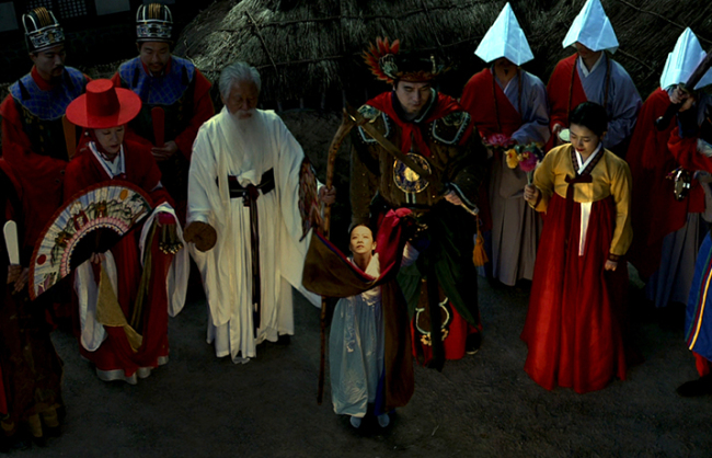 A scene from Park Chan-kyong’s film “MANSHIN: Ten Thousand Spirits.”   DMZ Docs