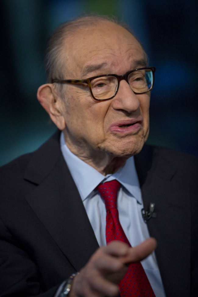 앨런그린스펀(AlanGreenspan/전외국공무원)
Former Federal Reserve Chairman Alan Greenspan said the stock market has room to rise from record levels.