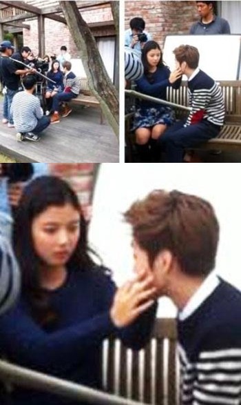 김유정(좌부터/영화배우/탤런트),시우민(가수/EXO/EXO-M)
엑소 멤버 시우민과 아역배우 김유정의 뮤비 촬영 현장 직찍 사진이 공개돼 화제다.