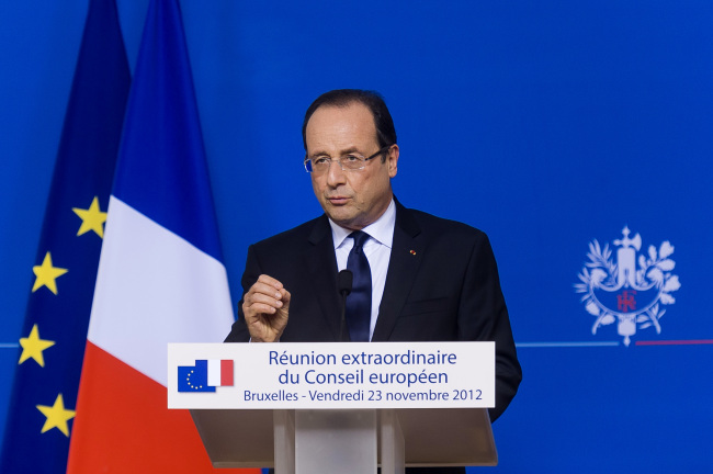 France’s President Francois Hollande.   Bloomberg