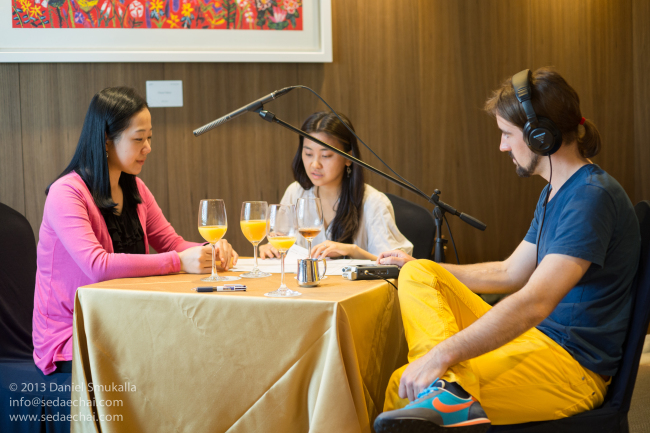 An interviewee is recorded for the upcoming documentary “Sedae.”   Dan Smukalla