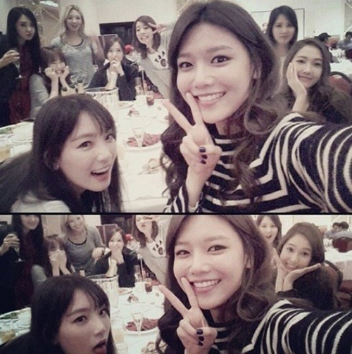 제시카(정수연/가수/뮤지컬배우/소녀시대),최수영(가수/VJ/소녀시대),유리(권유리/가수/탤런트/소녀시대),효연(김효연/가수/소녀시대),윤아(임윤아/가수/탤런트/소녀시대),서현(서주현/가수/소녀시대/소녀시대-태티서),티파니(스테파니황/가수/소녀시대/소녀시대-태티서),태연(김태연/가수/뮤지컬배우/소녀시대/소녀시대-태티서),써니(이순규/가수/소녀시대)