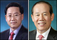 이영태(좌부터/금융인/우리은행집행부행장),설상일(은행인/우리은행)
우리금융그룹 대표이사후보추천위원회는 29일 우리금융저축은행 대표(CEO) 후보로 이영태 전 우리은행 부행장을 최종 확정했다. 이 내정자는 경북고와 연세대를 졸업하고 1983년 우리은행에 들어가 명동지점장, 뉴욕지점장 등을 거쳐 지난달까지 리스크관리본부 집행부행장을 맡았다.