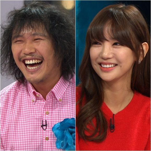 육중완(좌부터/가수/장미여관),이태임(탤런트/영화배우)
장미여관 육중완이 배우 이태임의 인어 같은 몸매에 감탄했다.