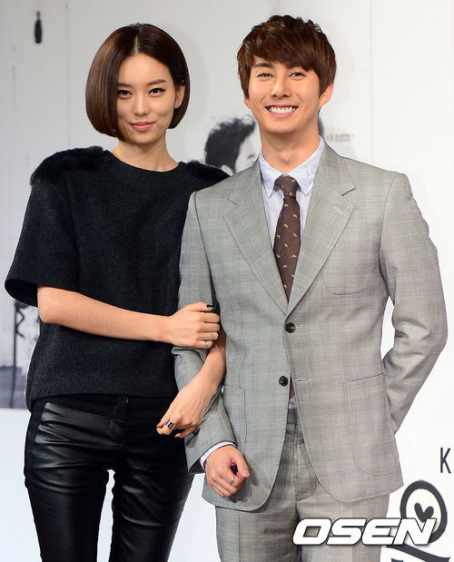 황선희(좌부터/영화배우),김형준(가수/탤런트/SS501)
30일 오후 서울 여의도 63시티 컨벤션센터 KBS 1TV 새 일일드라마 ‘사랑은 노래를 타고’ 제작발표회가 열렸다.