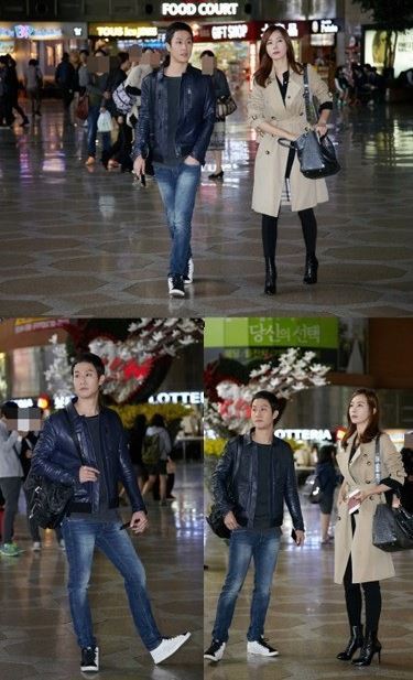 정우(좌부터/김정국/영화배우/탤런트),김유미(탤런트/영화배우)
배우 정우와 김유미가 열애설과 관련해 “호감 단계”라고 공식입장을 밝힌 가운데, 두 사람의 동반 출국 사진이 새삼 화제를 모으고 있다.