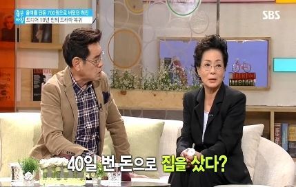 조형기(좌부터/탤런트/영화배우),허진(허옥숙/탤런트/영화배우)
영화배우 허진이 생활고로 힘들었던 경험을 털어놨다.