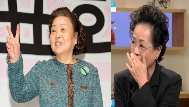 강부자(좌부터/탤런트/영화배우),허진(허옥숙/탤런트/영화배우)
탤런트 허진이 생활고로 힘들었던 날들을 회상하며 눈물을 보였다.