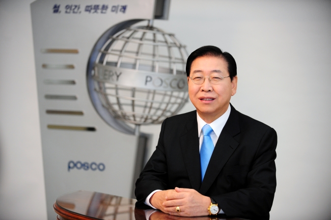 정준양(기업인/포스코회장/한국공학한림원회장)
Chung Joon-yang, chairman of the nation’s largest steelmaker POSCO.   POSCO