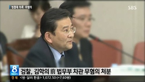 김학의(전검사)
김학의 전 법무부 차관(57)이 ‘고위층 별장 성접대 의혹’과 관련 무혐의 처분을 받았다.