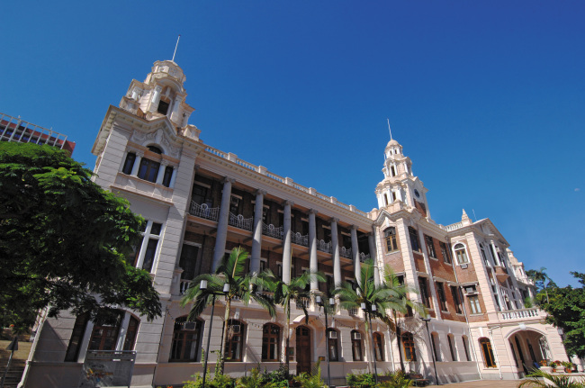 The University of Hong Kong’s main building.       HKU