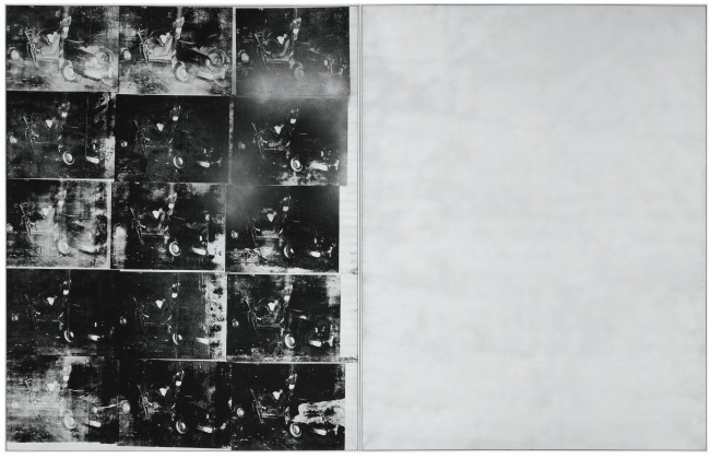 “Silver Car Crash (Double Disaster)” by Andy Warhol.   Sotheby’s