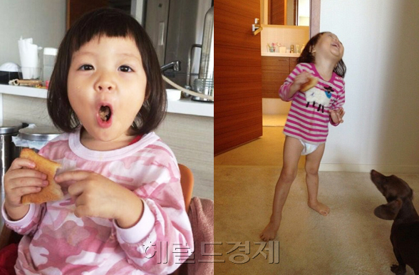 추사랑(화제인물)
이종격투기선수 추성훈(38) 딸 추사랑(2)이 누리꾼들의 큰 사랑을 받고 있다.