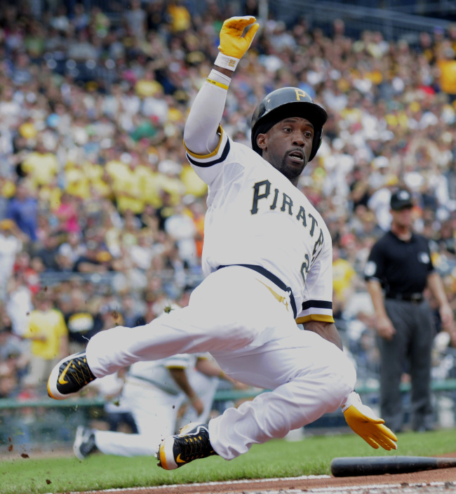 Pittsburgh Pirates center fielder Andrew McCutchen batted .317 with 21 home runs and 84 RBIs.   UPI-Yonhap News