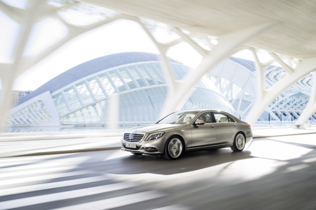 The new sixth-generation S-Class sedan.   Mercedes-Benz Korea