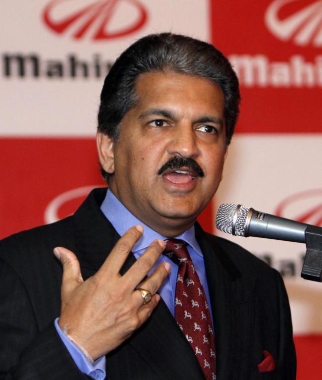 Anand Mahindra, chairman and managing director of Mahindra & Mahindra