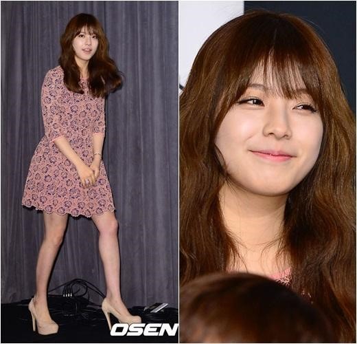 주니엘(최준희/가수)
가수 주니엘이 드라마 제작발표회에서 인형같은 외모를 과시했다.