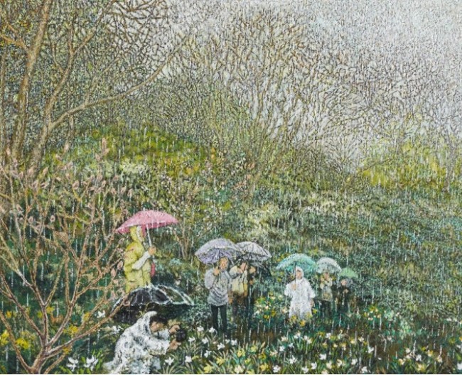 임동식 원골에 온 손님들1, 50.5x73cm, Oil on canvas, 2013 [사진제공=이화익갤러리]