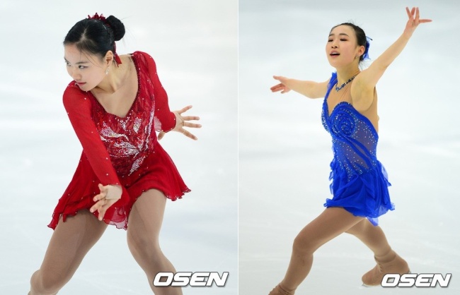 김해진(좌부터/스케이트선수),박소연(스케이트선수)
‘피겨여왕’ 김연아(23)와 함께 2014 소치 동계올림픽에 출전할 두 명의 선수가 22일 서울 목동아이스링크에서 개막되는 2013 회장배 전국남녀 랭킹대회에서 가려진다.
