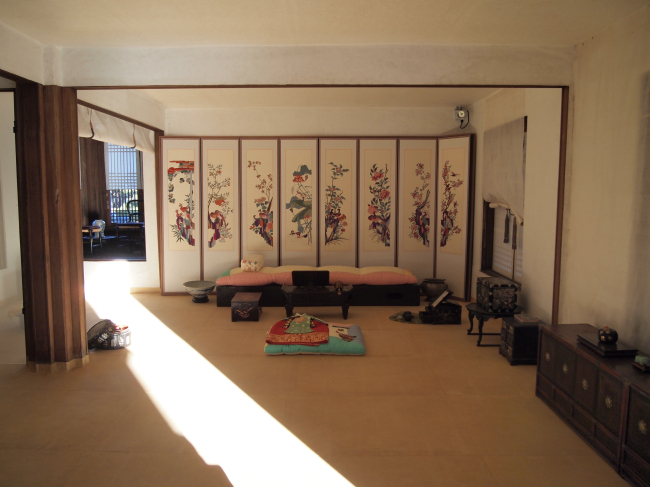 Gyubang, a ladies’ chamber in a traditional Korean house, designed by Kim Young-seok for “Hidden Match ― An Exhibition of Korean Craft” at the Saudi National Museum.    Ministry of Culture, Sports and Tourism