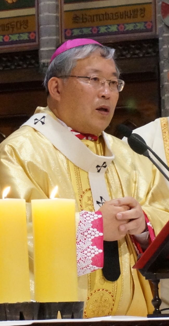 Archbishop of Seoul Andrew Yeom Soo-jung.   Yonhap News