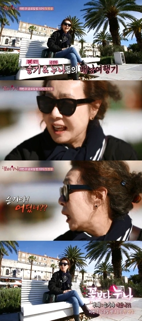 윤여정(탤런트/영화배우)
케이블TV tvN 예능프로그램 ‘꽃보다누나’ 6차티저 영상이 공개돼 다시 눈길을 끌고 있다.