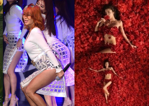 효린(좌부터/김효정/가수/씨스타),김규리(김민선/탤런트/영화배우)
씨스타 효린이 26일 첫 정규앨범 ‘러브 앤 헤이트(LOVE & HATE)’를 공개했다.