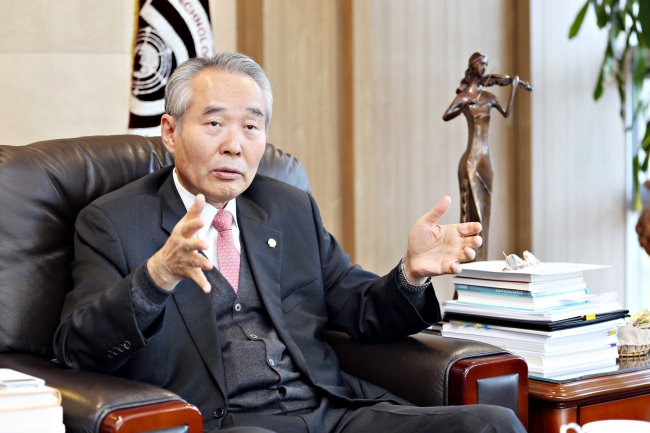 Cho Moo-je, president of Ulsan National Institute of Science and Technology.   UNIST