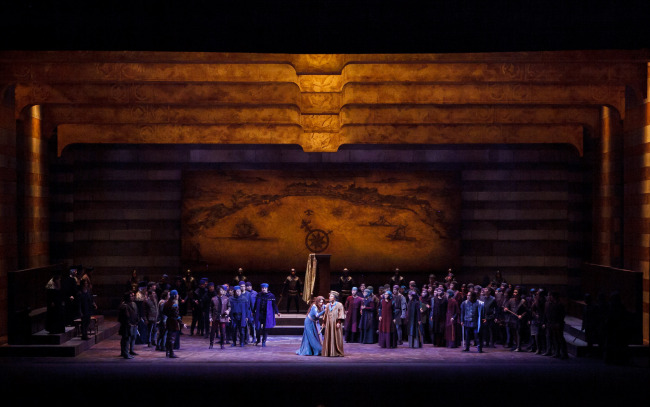 A scene from “Otello.”   Korea National Opera