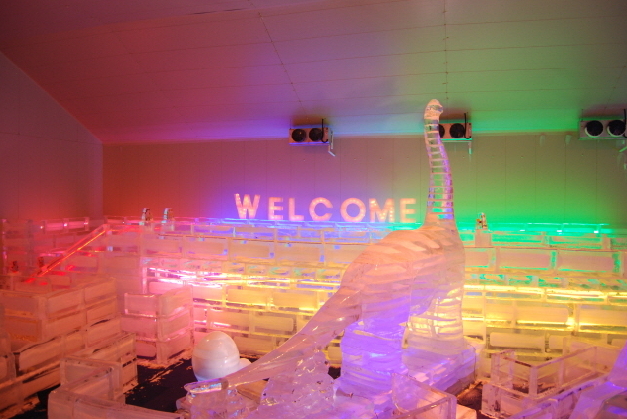 A view of an ice sculpture at a previous Bugok Hawaii Ice Sculpture Festival. (Bugok Hawaiithe)