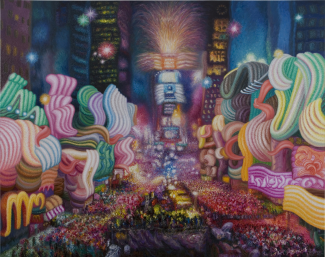 함명수‘Times Square’, 캔버스에 유채, 220×274.5㎝, 2013. [사진제공=사비나미술관]